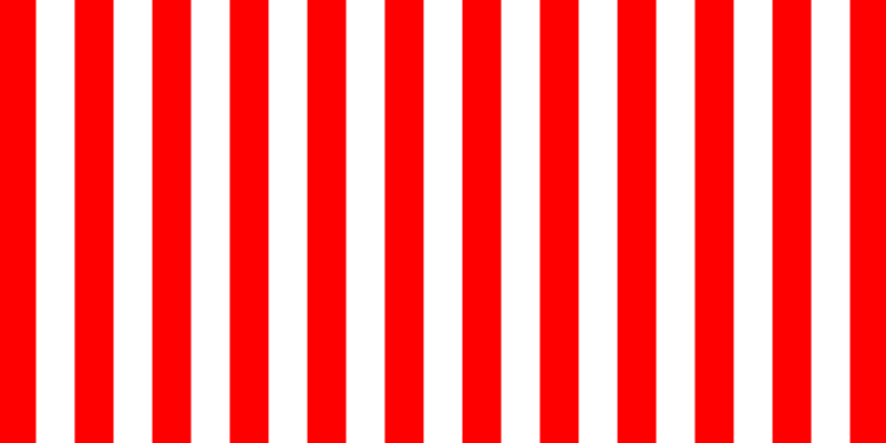 Red vertical lines, thirty-five pixels wide, thirty-five pixels apart