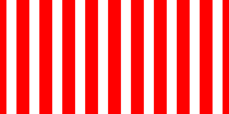 Red vertical lines, forty-five pixels wide, thirty-five pixels apart